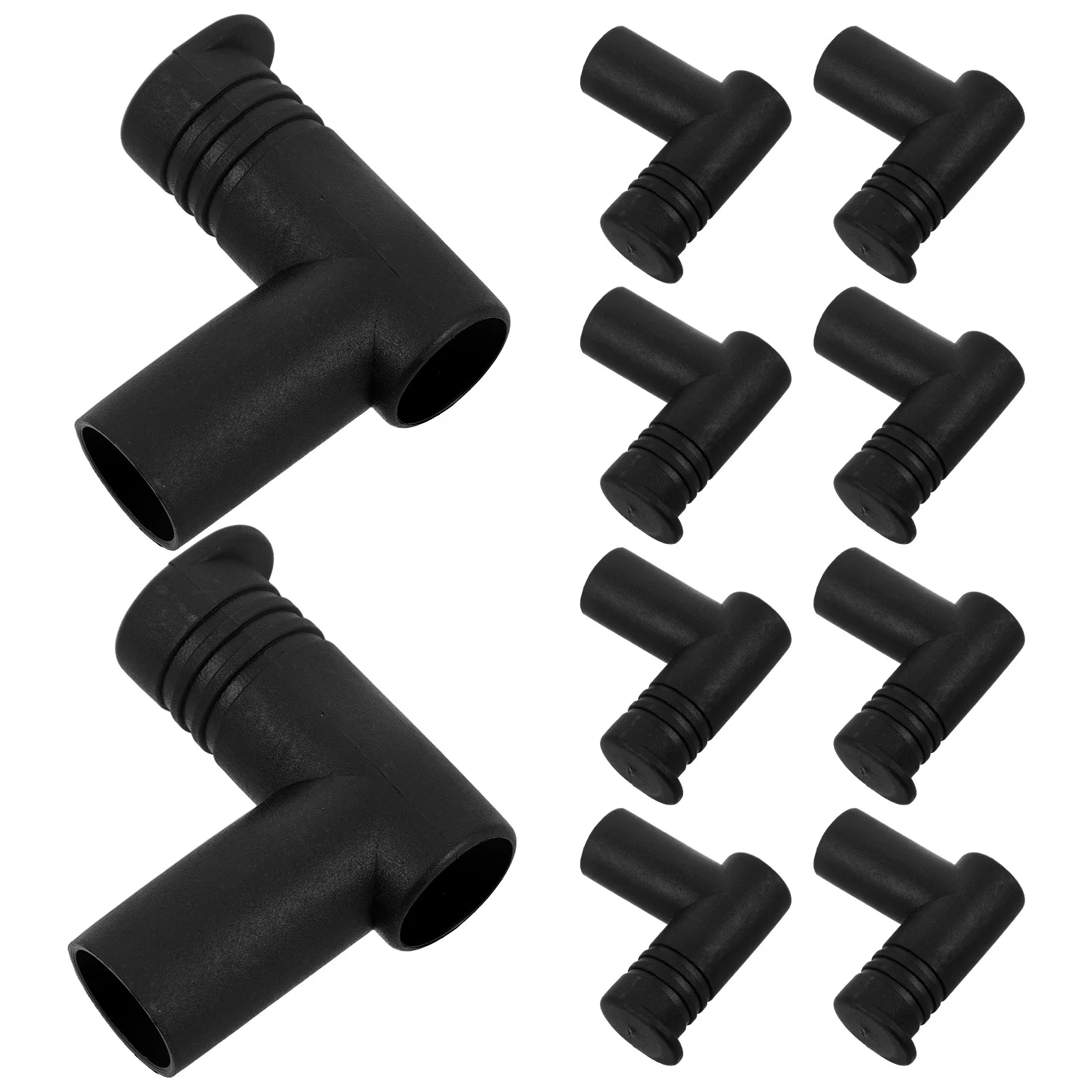 

10Pcs Clothes Rack Supply Reusable Plastic Connectors Right Angle Joints Home Outdoor Hanger Connectors Cloth Rack Right Angle