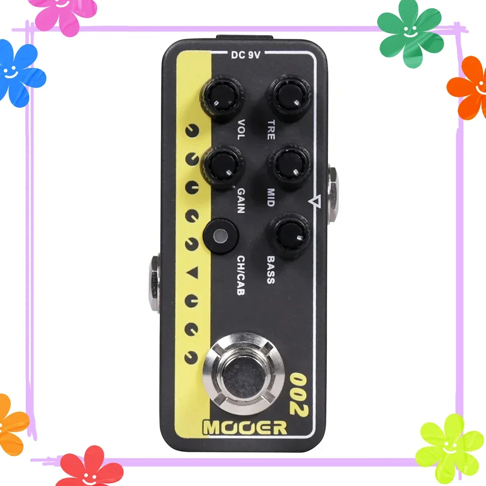MOOER 002 Uk Gold 900 Guitarra Effects Pedal Classical English Rock Tone Effects Digital Preamp Guitar Compressor Guitar Parts