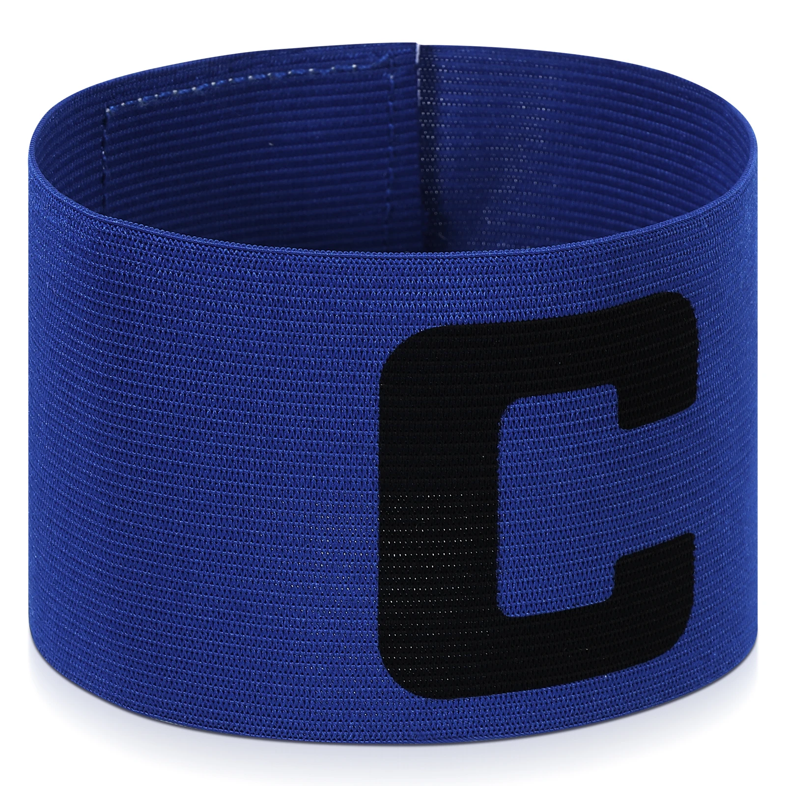 

Captain Adjustable Football Soccer Football Armbands Band Durable Anti-Drop For Sports Rugby Basketball (Blue)