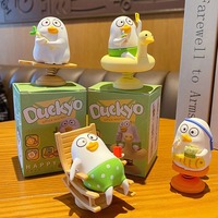 Funny Little Liu Duck Shaking Car Ornaments Collection Cartoon Little Liu Duck Car Decoration Statue Cute Car Bobblehead Figure