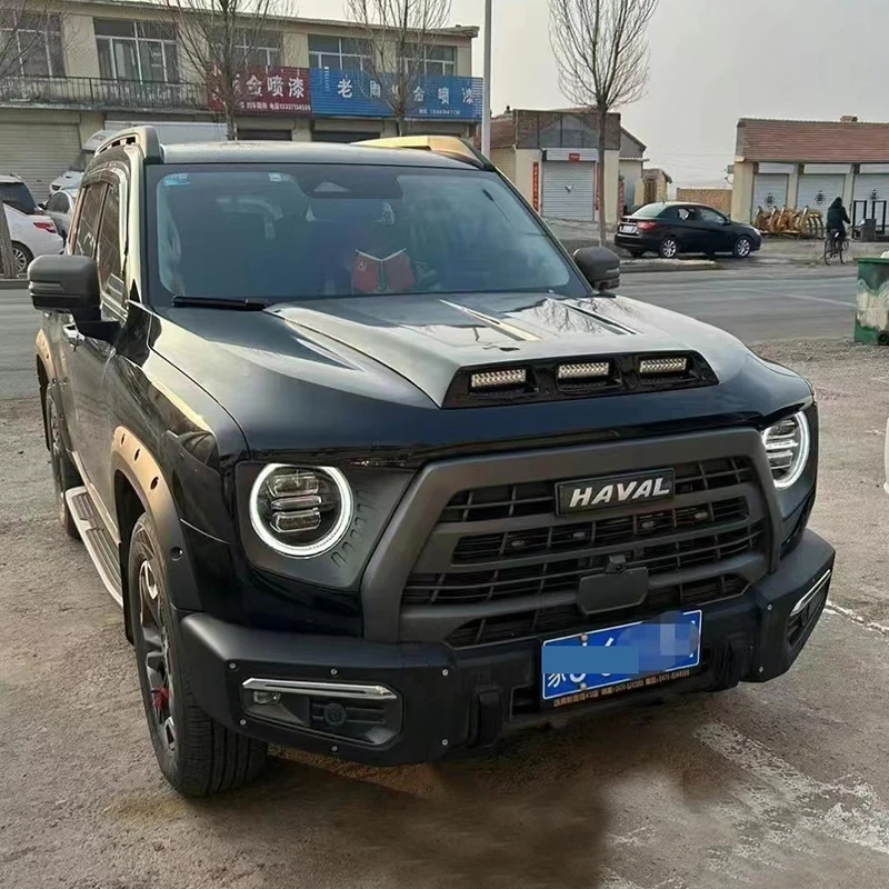 For Great Wall  Haval Dargo 2021 2022 Hood Sand And Stone Block Baffle Engine Hood Front Bonnet Cover Modification Accessories