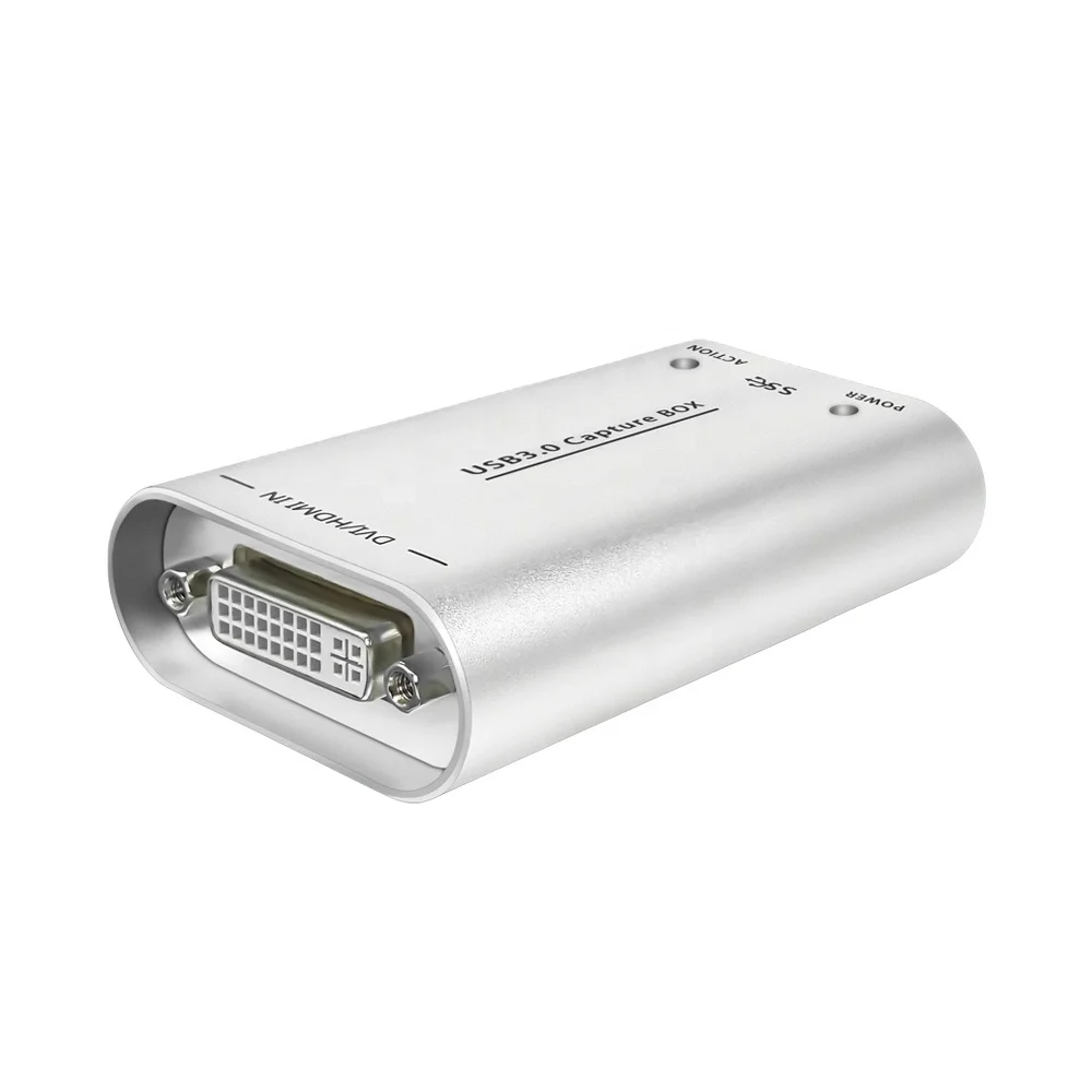 UC3200D Game Streaming Live Stream Broadcast 1080P OBS VMix Wirecast USB3.0 DVI HDMI VIDEO CAPTURE Card Box Grabber Dongle