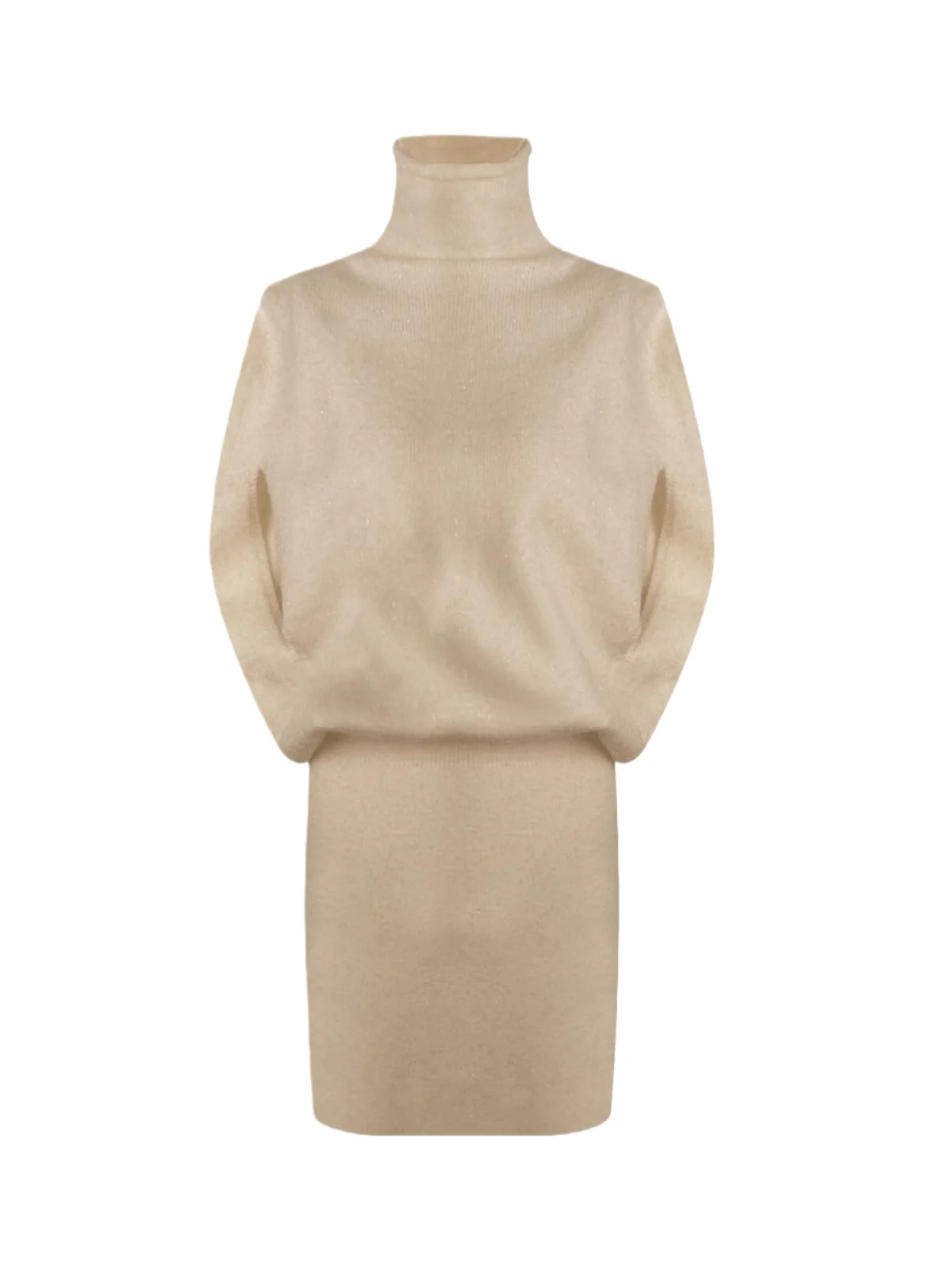 Novo Lançamento: Vestido Coreano de Tricô com Gola Alta e Saia Curta Justa, Estilo Hot Dog Super Picante, Casaco Capa para o Dia a Dia