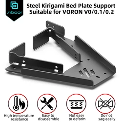 V0 V0.1 V0.2 Voron 0.2 3D Printer Steel Kirigami Bed Plate Support for Voron 0.2 3D Printer Upgrade Kits