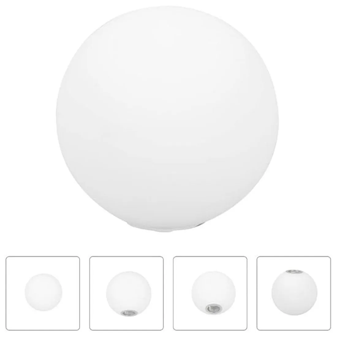 G9 Glass Lampshade Frosted White Lamp shade Replacement Post Globe Round Ball Lamp Cover for G9 Screw Holder Pendant Wall Lamp