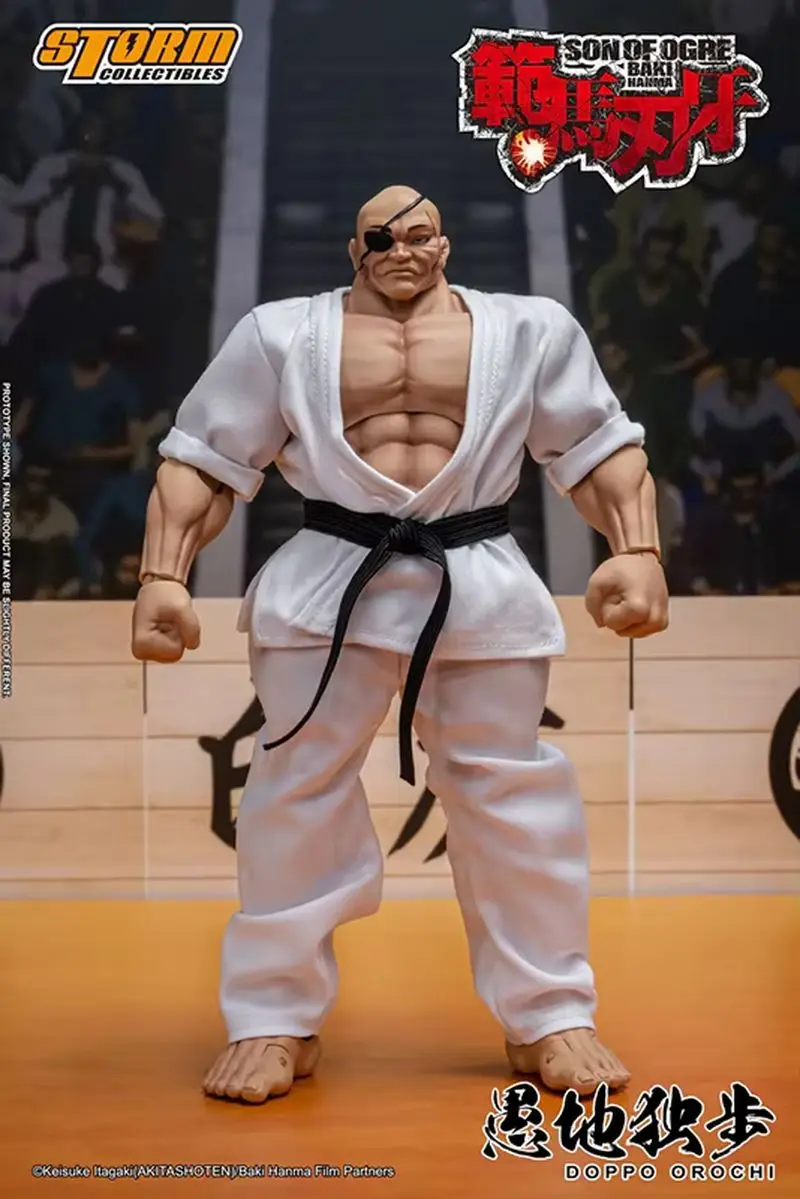 Auf Lager: Baki Hanma Son Of Ogre Doppo Orochi 1/12 Maßstab Anime-Actionfiguren Modellspielzeug