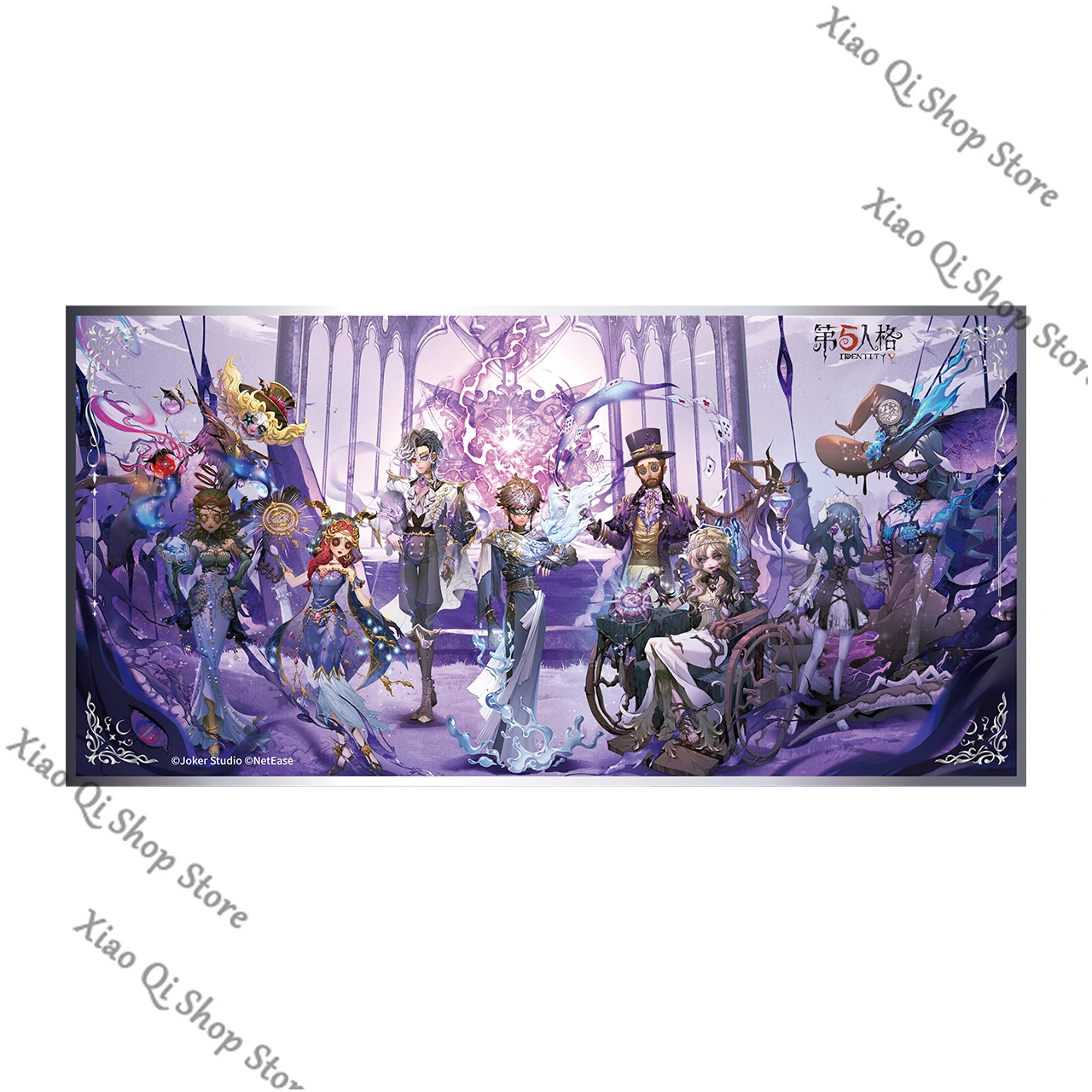 Identity V ambito serie fantasma mágico papel acrílico de color doble Flash decoración de cebolla plateada tablero de firma recoger