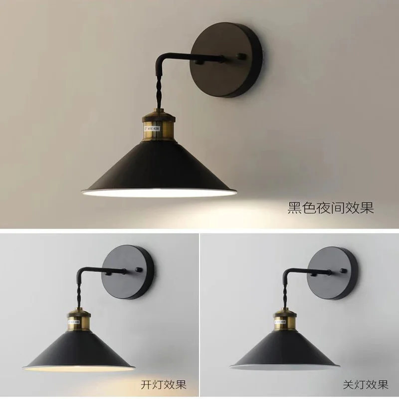 

Nordic LED Wall Lamp for Living Room Bedroom Bedside Aisle Entrance Wall Light E27 Lighting Home Decorative Light Fixtures