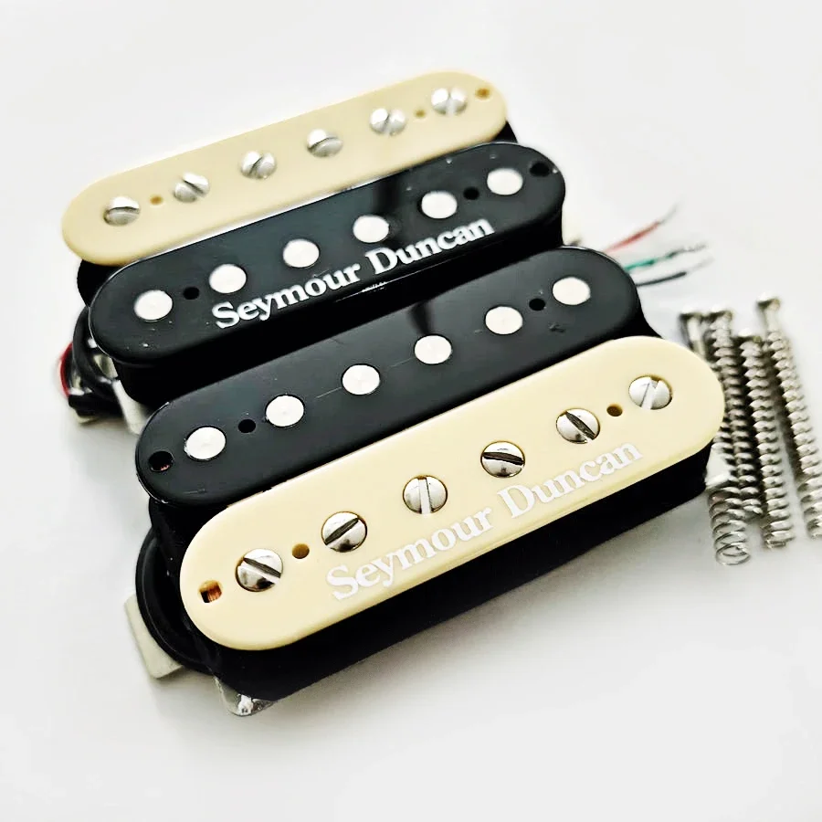 Pastillas de guitarra eléctrica SD SH2N Jazz modelo SH4 JB modelo Alnico 5 Humbucker, Zebra