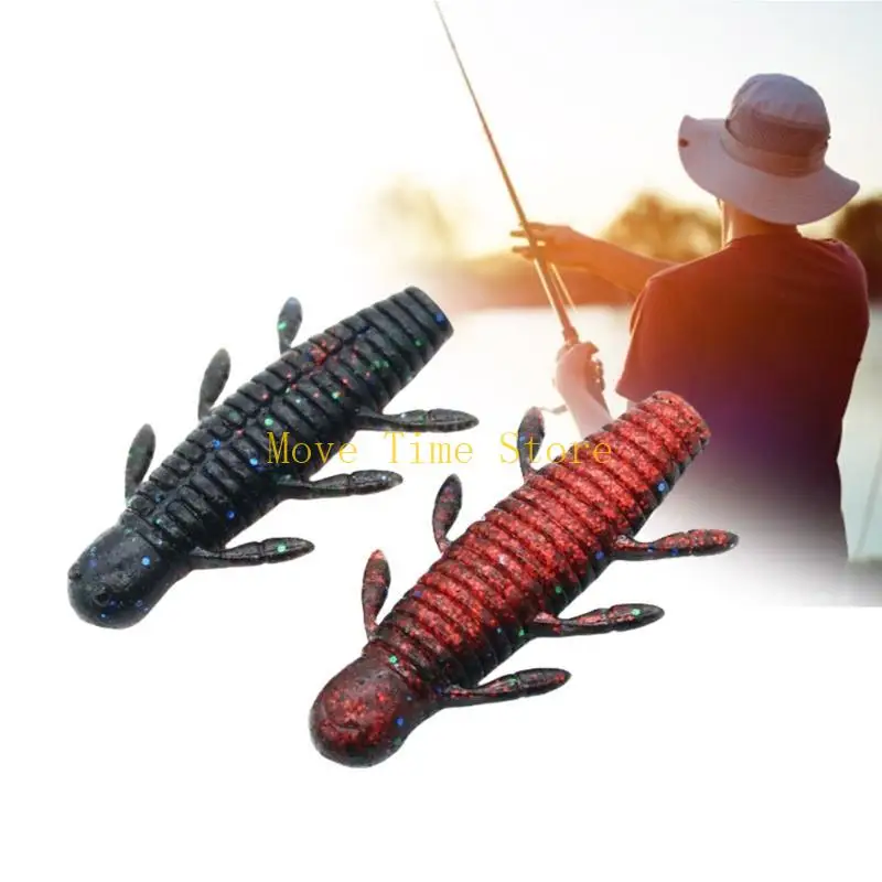 92me غرق الدودة الطعوم الناعمة تضيف الملح الرائحة السمكية الطعوم الاصطناعية لصيد سمك السلمون المرقط #3