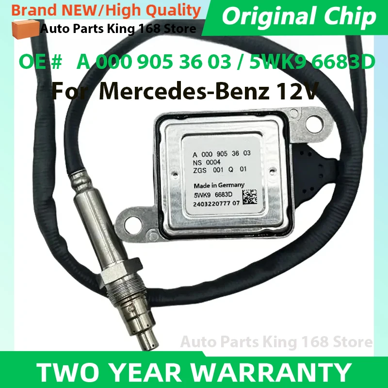 

A0009053603 5WK96683D New Nitrogen Oxide NOx Sensor For Mercedes-Benz W205 W166 GLE350 GLE400 ML350 CLA350 High Quality