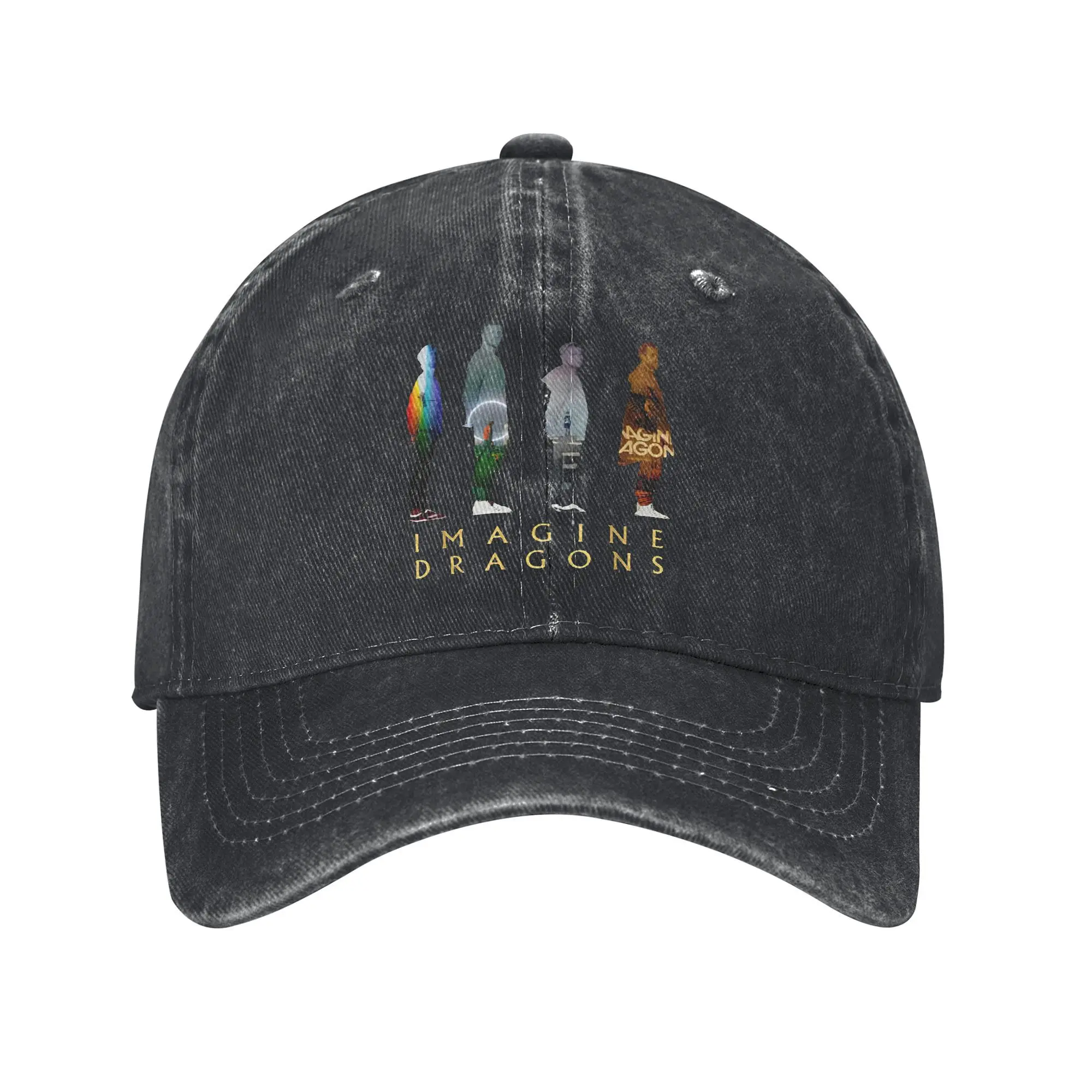 

Кепка с принтом Imagine Dragons Band Loom Tour 2024, хлопковая кепка унисекс в стиле поп-музыки, шляпа дальнобойщика, повседневный головной убор, бейсболка, регулируемая