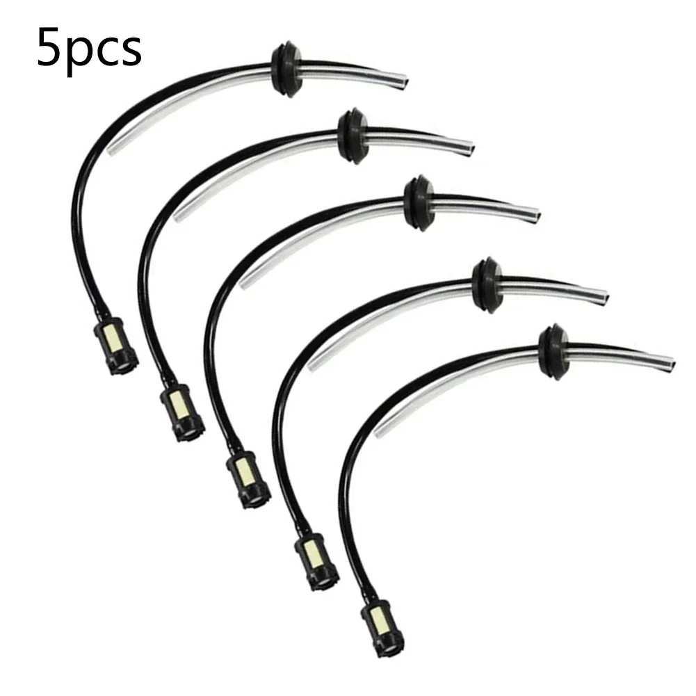 

5PCS Fuel Line Assembly For Mower Fittings Garden Fuel Tank Rubber Seal Bung Pipe Hose Oil Gas Resistant Chainsaw Part
