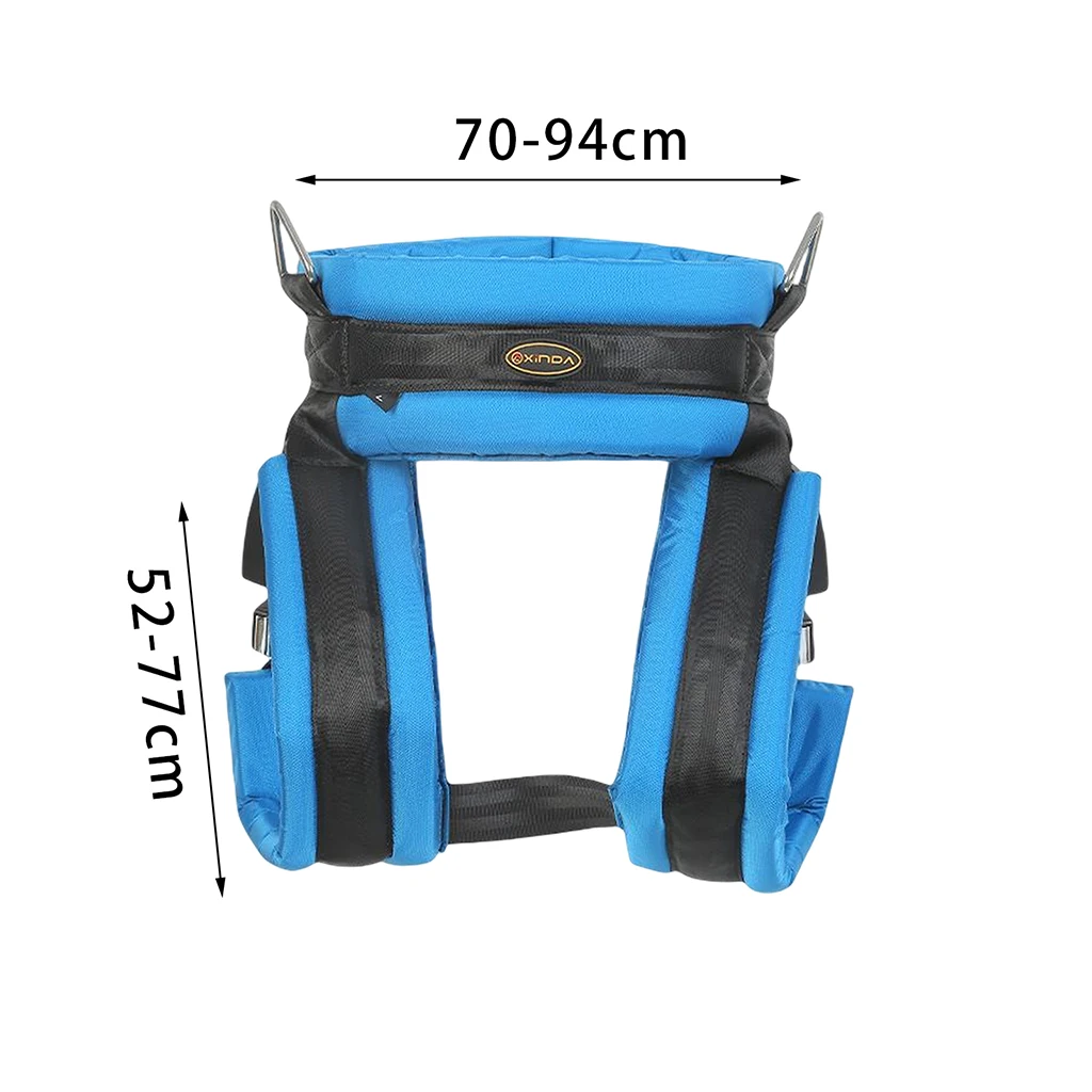 Nylon Bungee Trampoline Harness Equipment with Buckle Protected Safety Outdoor Belt for Jumping Amusement Park Kids Children