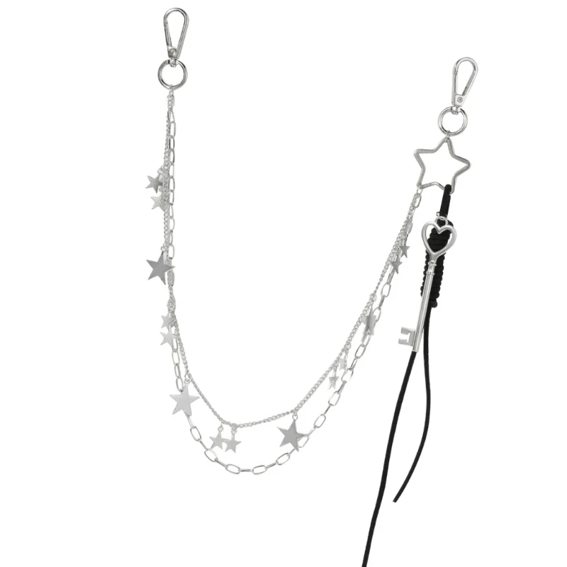 Harajuku Wallet Chain Pocket Chain Belt Chain for Dancers Punk Chain Unisex image 3