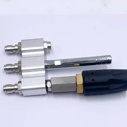 High Pressure Cleaner Remote Chemical Nozzle 3-in-1 Adjustment Multi-nozzle 1/4 Fast Interface
