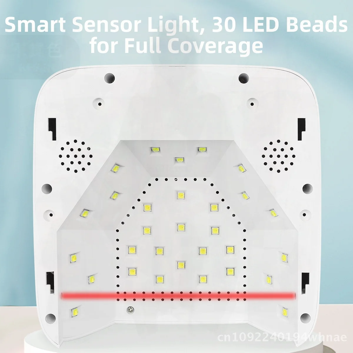 S50 Tragbare wiederaufladbare Nagellicht-Therapielampe, kabellose Stromversorgung, Nageltrocknung, UV-LED-Lampe für Nagelkunst