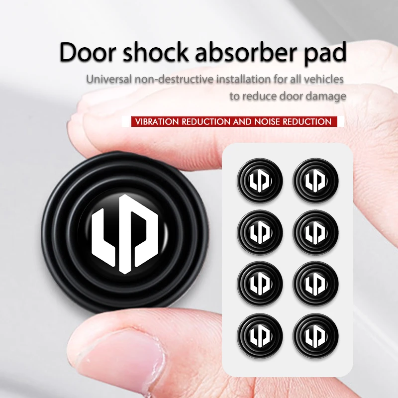 Car Door Shock Absorber Spacer Anti Collision Buffer Sticker for Leapmotor T03 S01 C11 C01 Interior Accessories 4/8/12PCS