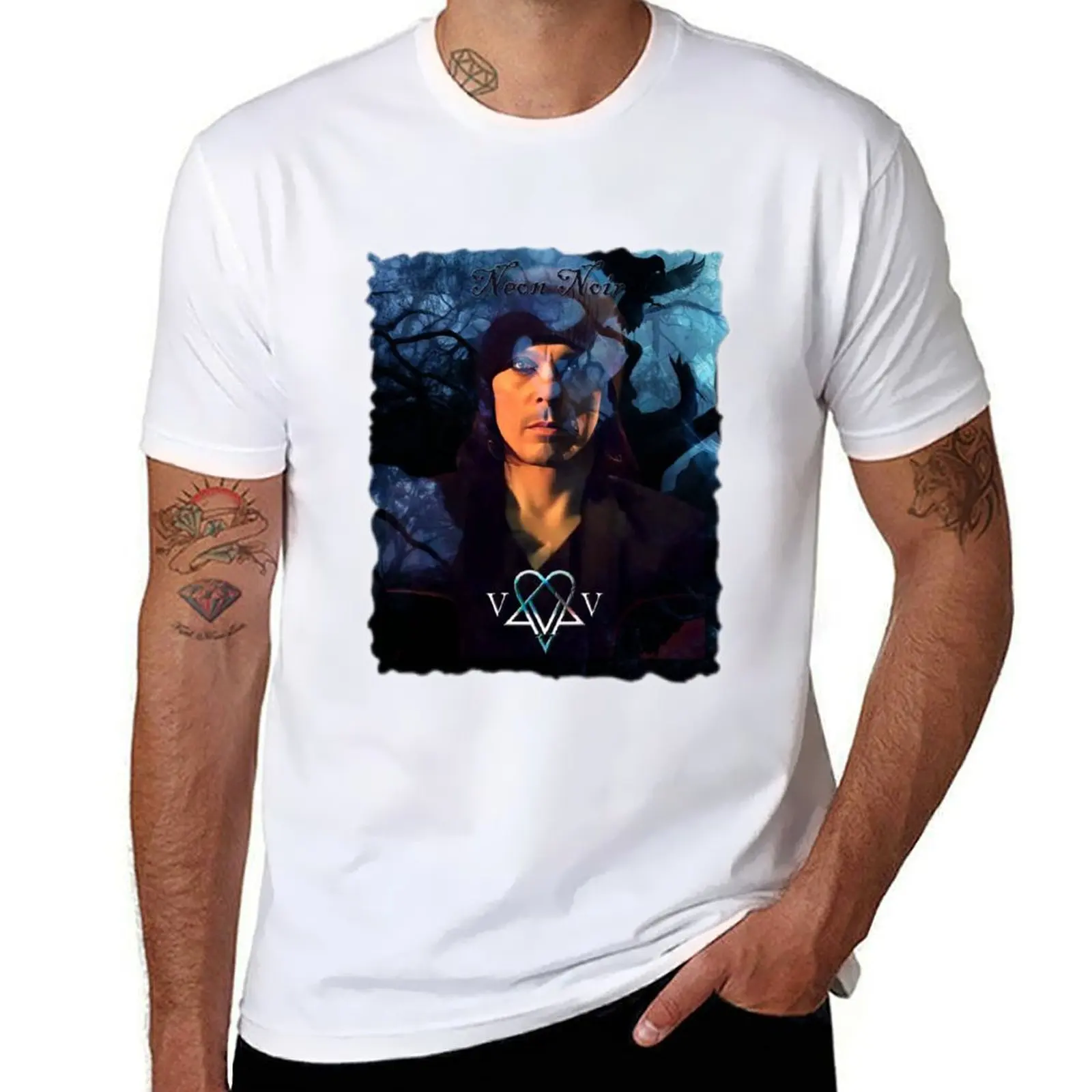 

Футболка Ville Valo HIM, мужские футболки, облегающая футболка, мужская футболка из 100% хлопка, роскошная брендовая футболка
