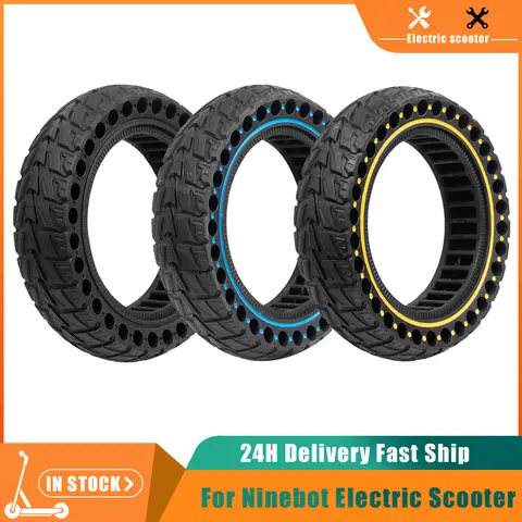 60/70-6.5 Solid Tyre For Ninebot MAX G30 G30D G30L Electric Scooter Inner Honeycomb 10 Inch 10x2.50 Solid Tire SmartScooter Tyre