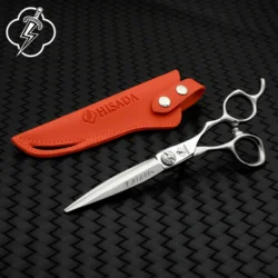 HISADA hairdressing scissors	professional barber scissors 6.0  Inch scissors VG10 material professional barber scissors