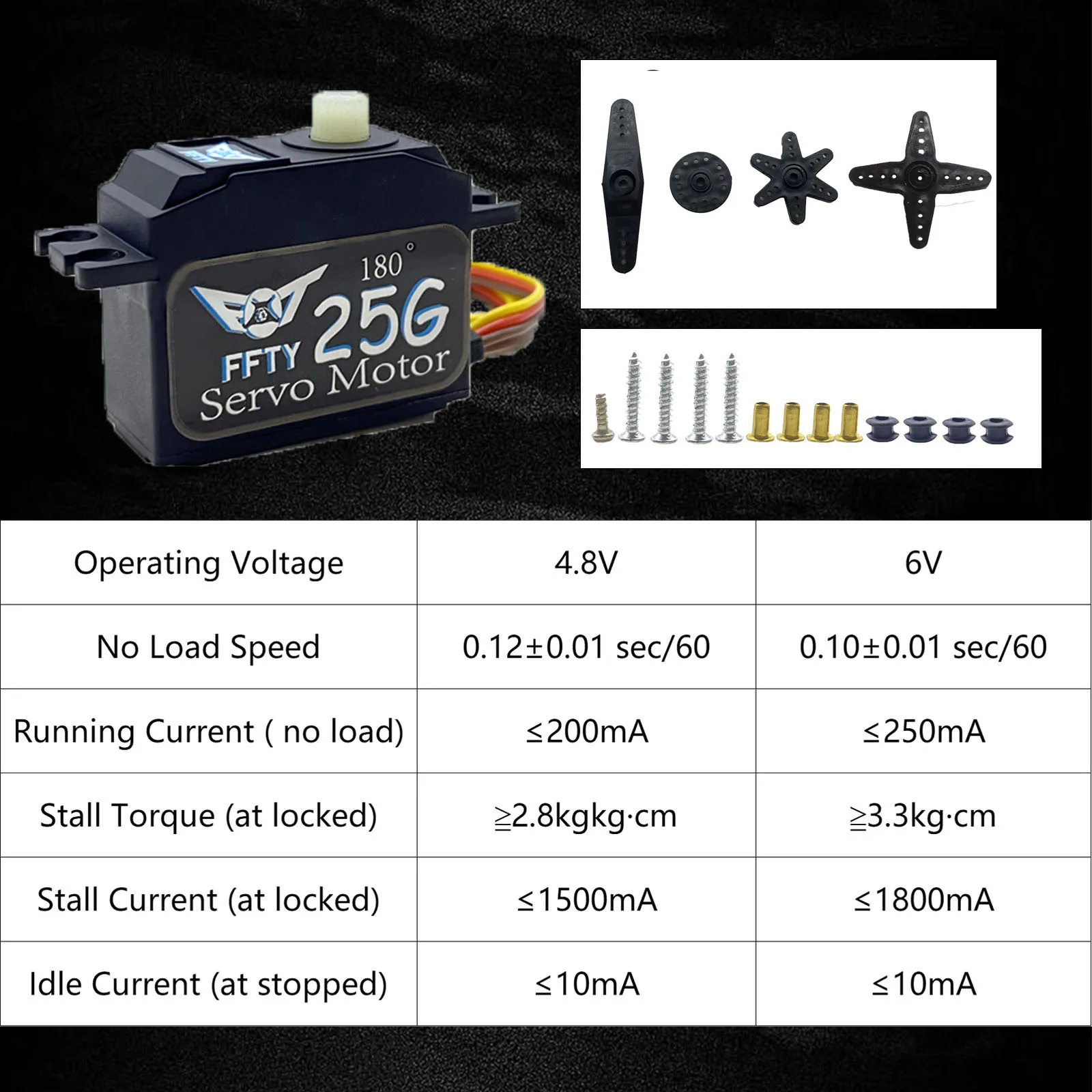 2/4 PCS 2G 25G Servo Digital Servo Micro Servo, 2G 25G Servo for RC Cars, Robots, Airplanes, Drones, Spacecraft Aircraft