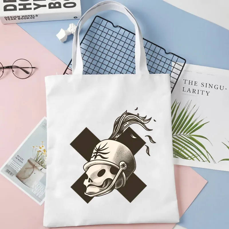 My Chemical Romance Mcr Dead Femme Cartoon Handbags Shoulder Bags Casual Shopping Girls Handbag Women Elegant Canvas Bag