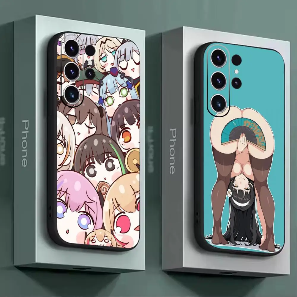 hot game Girls' Frontline  Phone Case For Samsung Galaxy S25 S24 S23 S22 S21 S20 Plus Ultra Note20 Soft Black