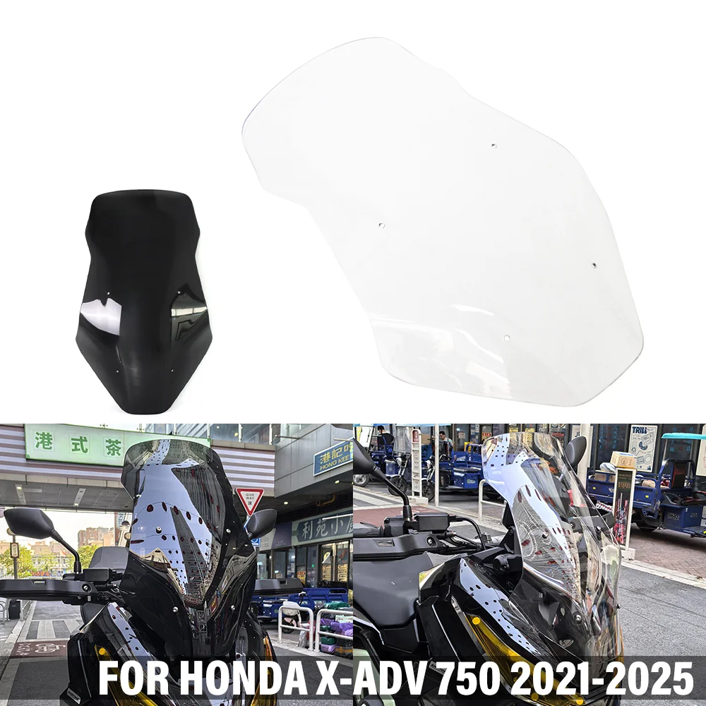 

Motorcycle Adjustable Front Windscreen Windshield Wind Deflectors FOR HONDA X-ADV 750 2021-2025 Protection Shield Accessories