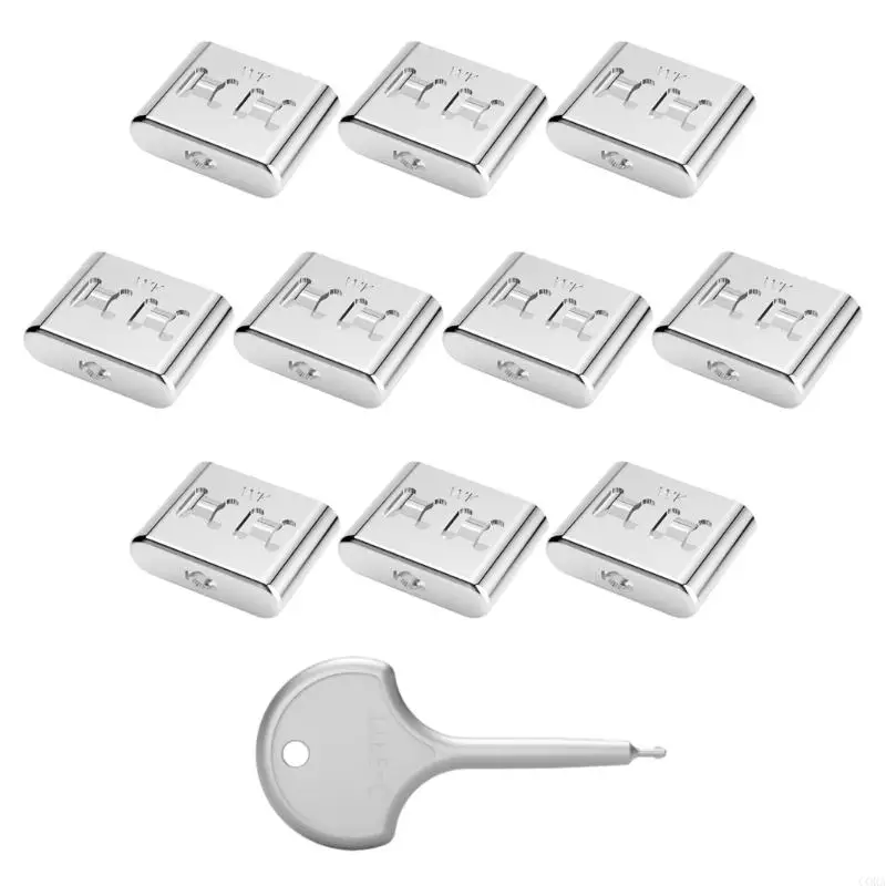 قفل أمان منفذ CORA من النوع C، حاجز مادي معدني، حاصرات منفذ USB C، قفل حماية البيانات من النوع C لأجهزة الكمبيوتر المحمولة