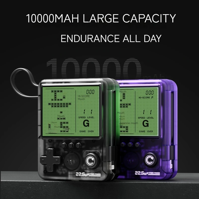 Konsol Game Piksel Klasik Mini Power Bank Pemain Game Genggam Layar Hd Mesin Game Retro Portabel Mendukung Game Retro Pixel