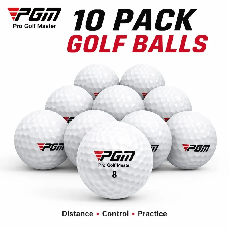 pgm-golf-balls-10-pack-three-layer-distance-golf-practice-balls-high-speed-control-durable-tour-level-training-balls
