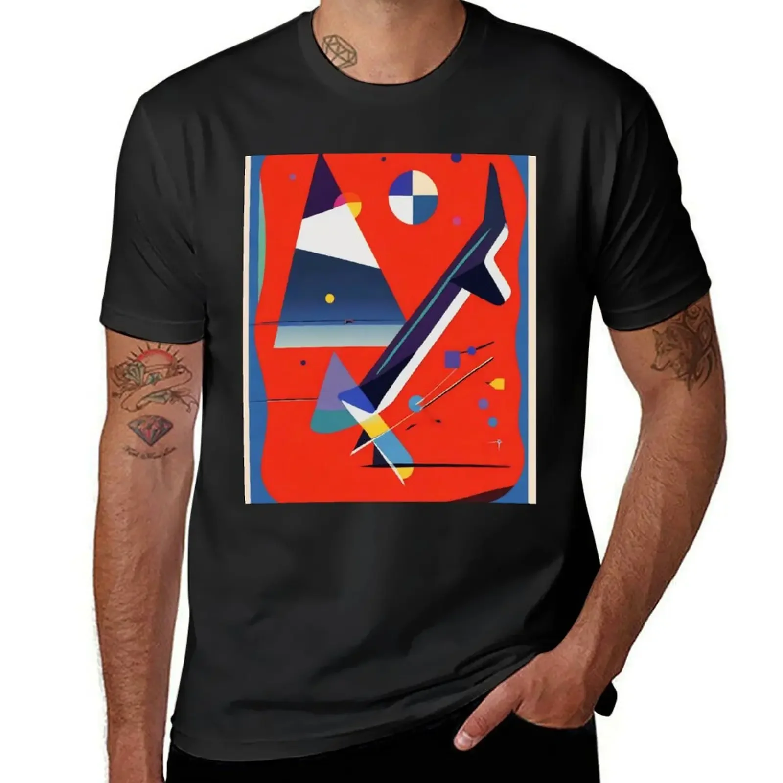 Wassily Kandinsky T-Shirt blacks man t shirt shirts graphic tees plus sizes mens graphic t-shirts