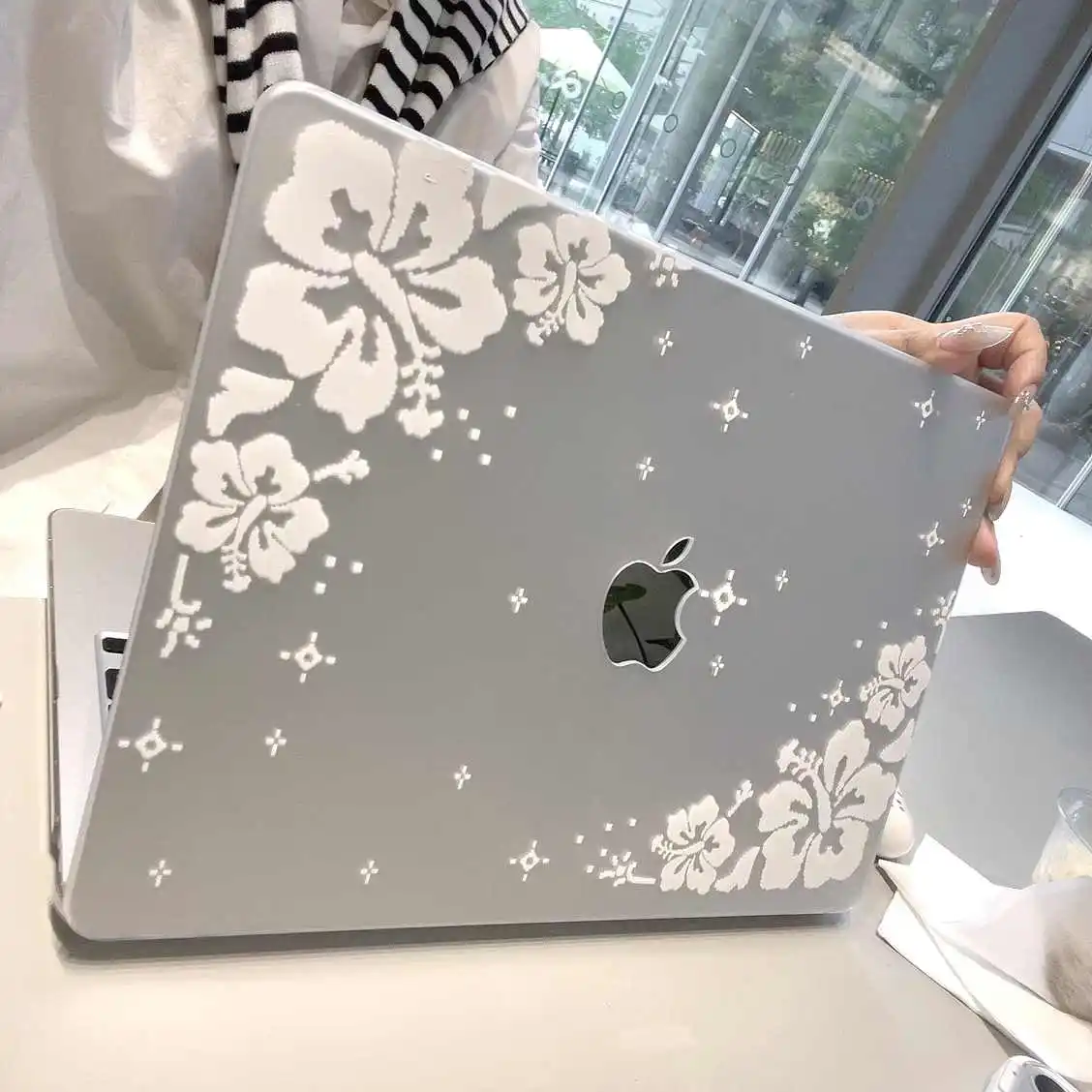 Hibiscus Laptop Case For Macbook Neo Case 13 inch A3404 2026 Air 15 M4 M3 Hard Cover for Mac Book Pro 14 M1 M2 M5 14 15 Pro 16