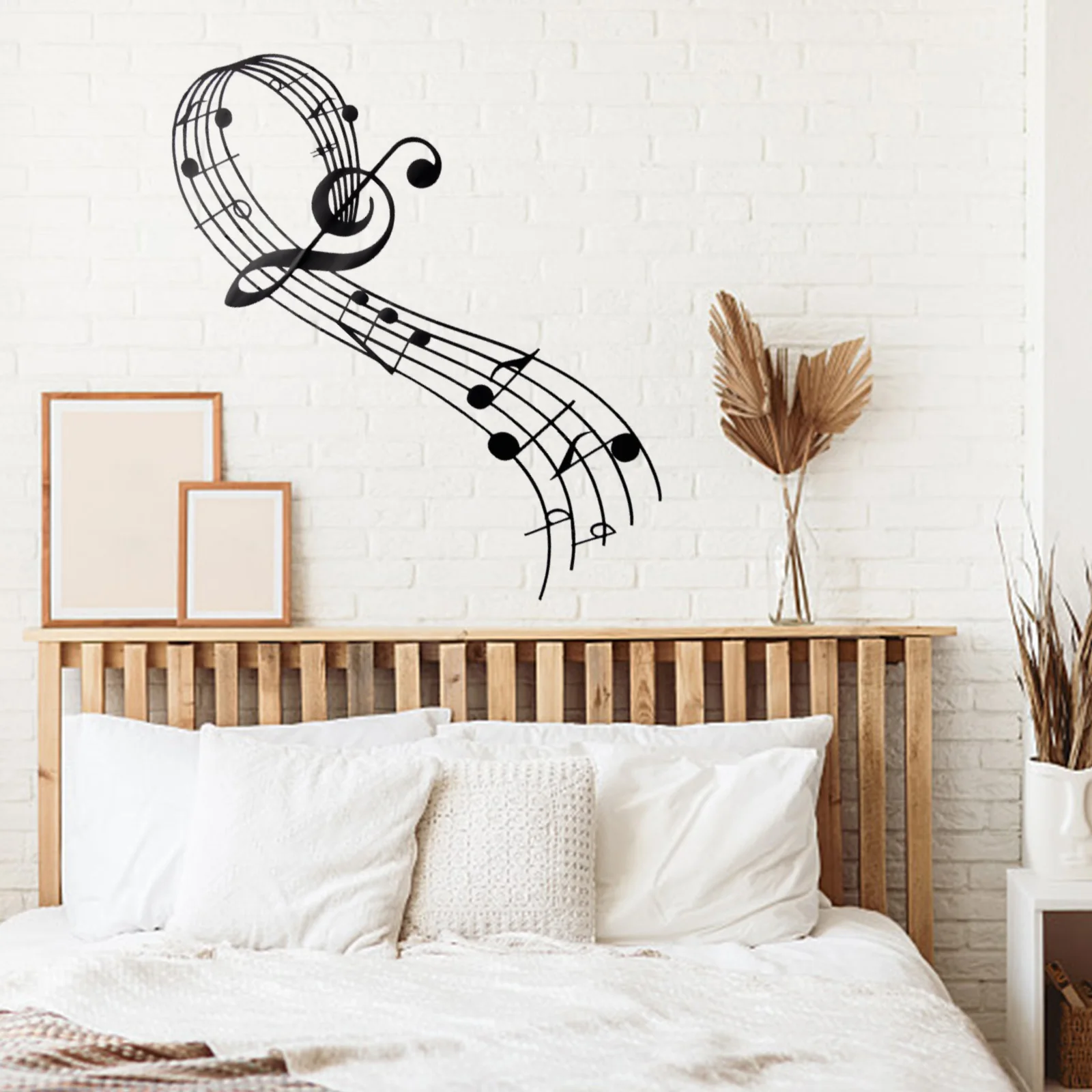 Decal Wall Sticker Kitchen Notes Panel Print Bathroom Bedroom Cover Decor Furniture Home Living Room Music Note Removable Vinyl