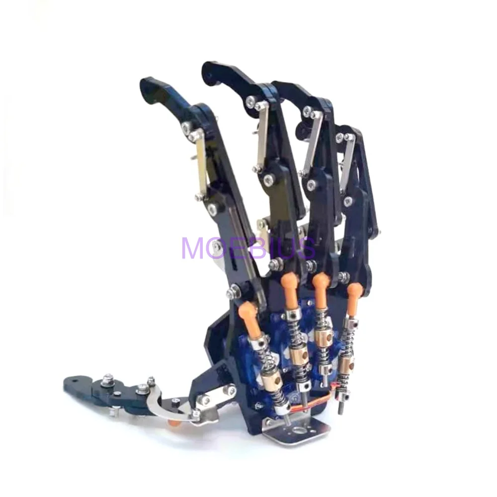 300G Load Bionic Mechanical Claw 5 Finger Robot Claw 5 DOF Palm Gripper Finger Diy Educational Training Kit