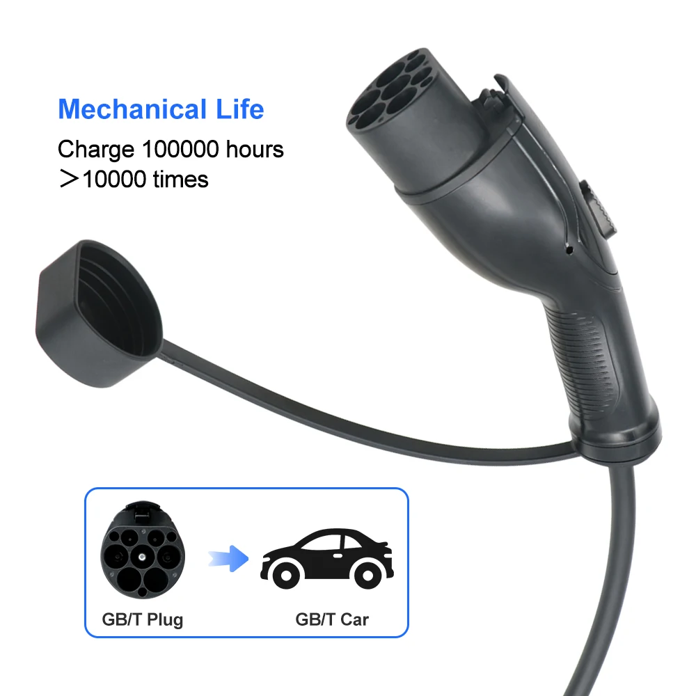 GB/T EVSE EV Charger Plug  GBT Convertor 16A 32A 1P 3P 3.6/11/7.2/22KW For Electric PHEV Car Vehicle Charging Station