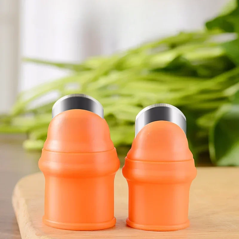 5 stücke Daumen messer Gemüse Picker Pick Tee Pick Gemüse Pick Sichuan Pfeffer Finger Set Küche Peeling Gemüse Prise Bohne