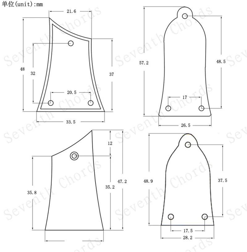 1 Pcs  Plastic Truss Rod Cover Plate For Guitar Replacement Black Guitar Accessories