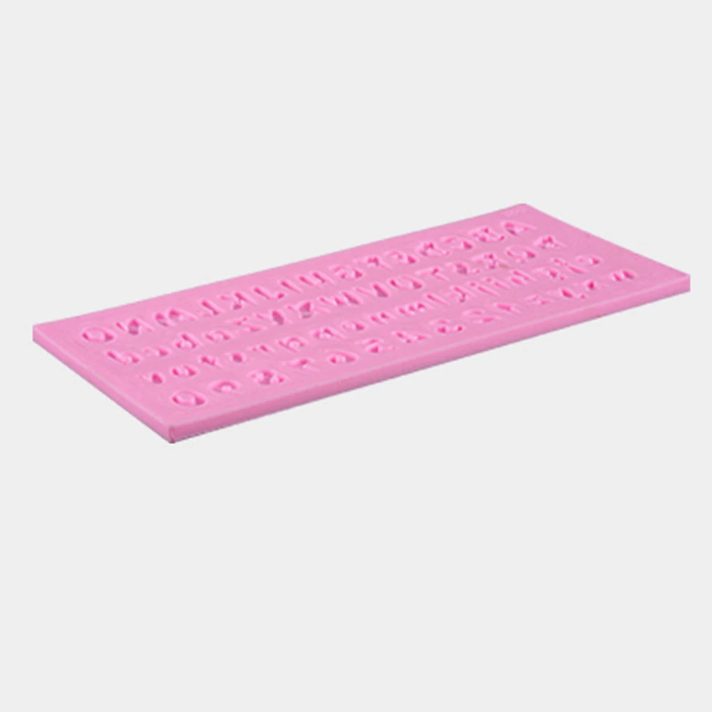 

Alphabet Silicone Fondant Mold Letter Number Baking Molds Non Stick Tasteless DIY Chocolate Candy Cake Decorations