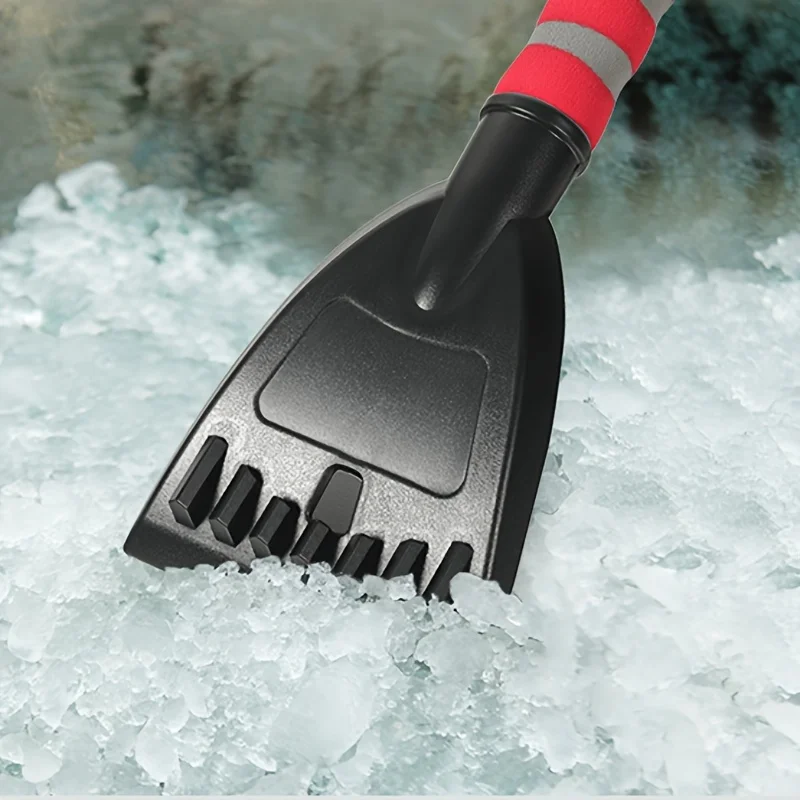 2 in1 Winter Car Snow Brush Shovel Rotatable Brush Head Car windshield Snow Removal Tools Detachable Snow Pusher Ice Scraper