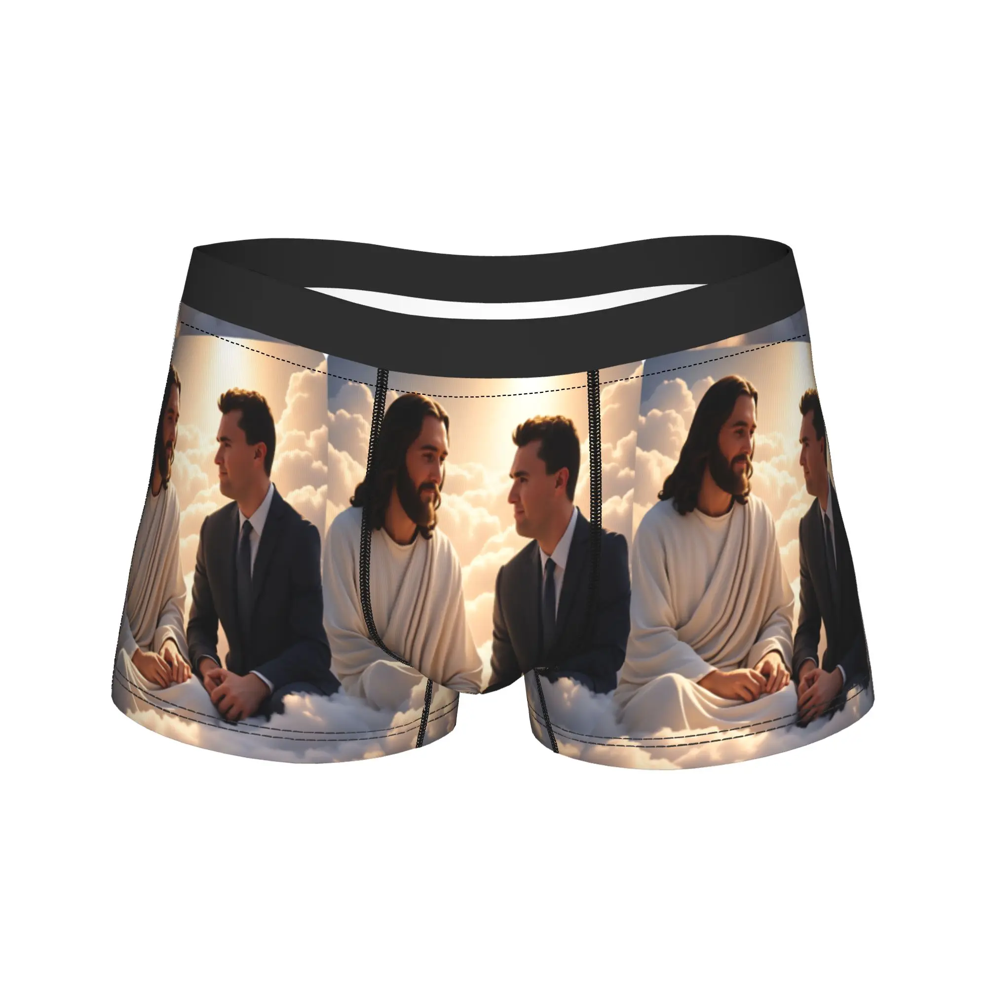 تشارلي كيرك الملائكية المدافع السراويل ملخصات الملابس الداخلية جودة الذكور مريحة جذع مخصص DIY بها بنفسك سراويل داخلية كبيرة الحجم