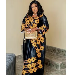 H&D African Clothes For Women Tradition Dress Embroidery Bazin Wedding Party Dress Ankara Robes Trads Wears African Clothes