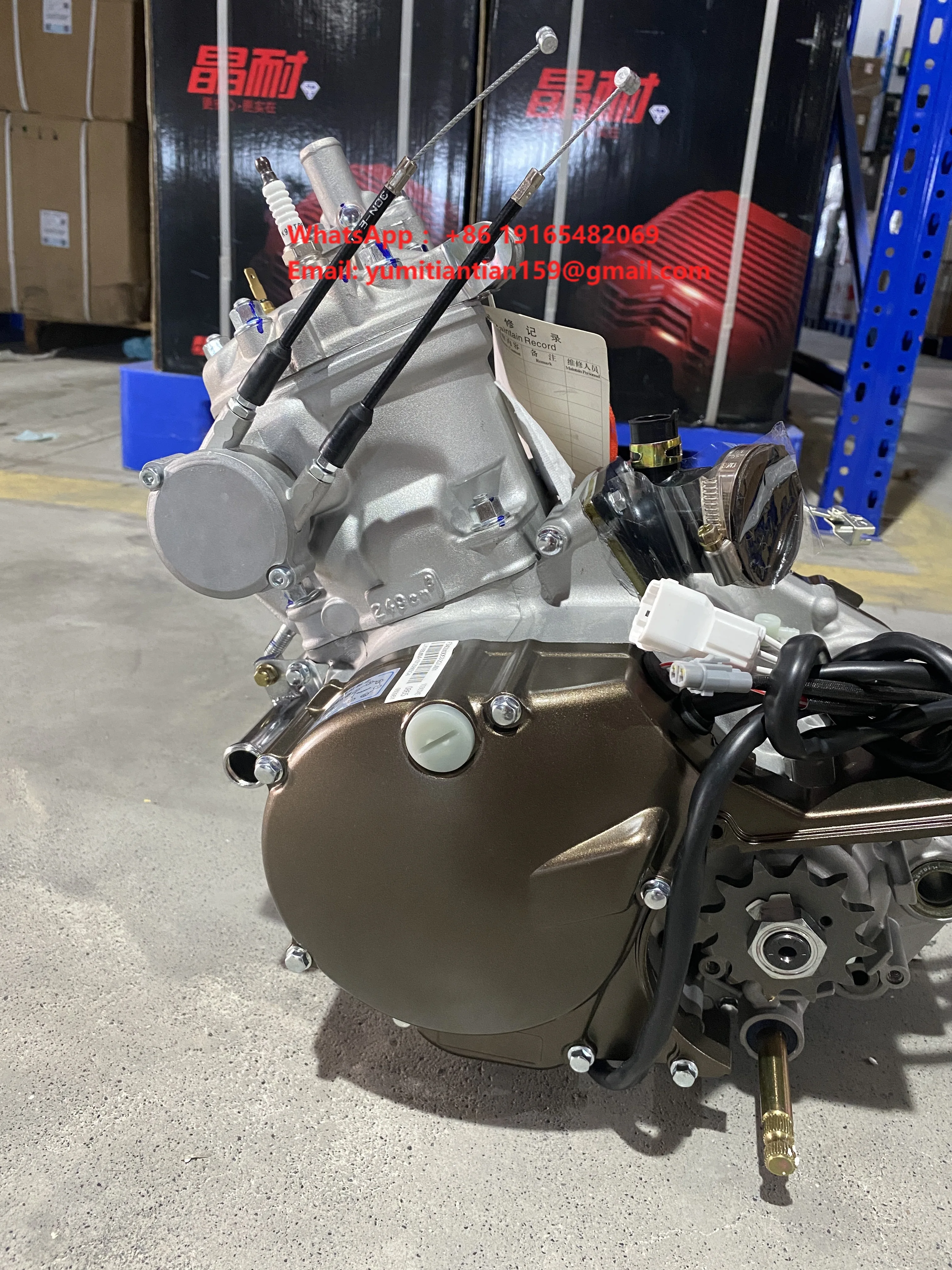 Use for Loncin Motorcycle Loncin 250cc Engine 2 Stroke Carb MT250 Water Cooled Engine Assembly for yamaha