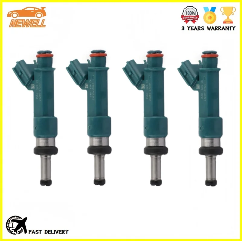 4pcs 23209-37020 23250-37020 23250-37021 Fuel injector For Toyota Prius 2010-2015 Lexus CT200h 2010-2015 Plug-In/Prius V 1.8L
