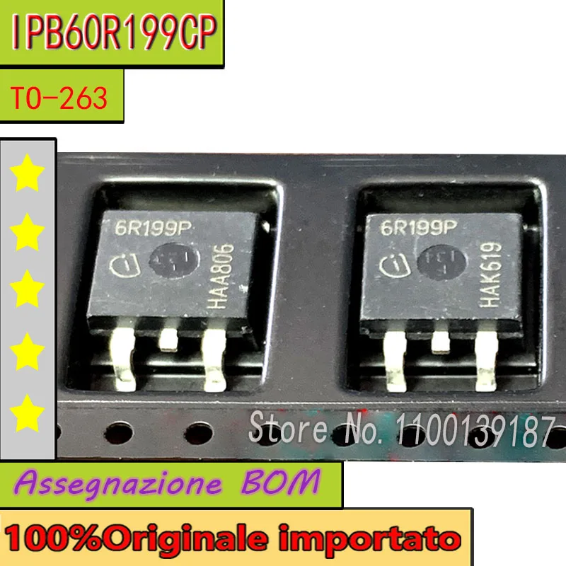 

10pcs/lot IPB60R199CP 6R199P TO-263 MOS FET 650V 16A