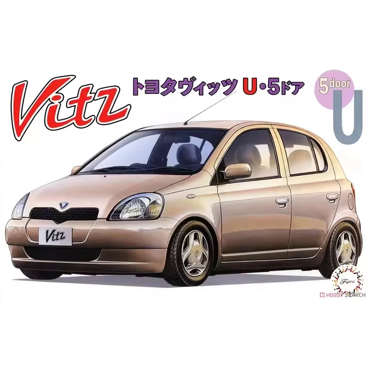 Fujimi 04738 Static Assembled Car Model 1/24 Scale For Vitz U 5 doors Car Model Kit