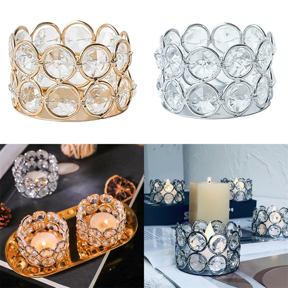 Tealight Candle Lantern Holders Candlesticks 6*4*4.5 Cm Home Decor For Wedding Party Wedding, Special Event Accessories