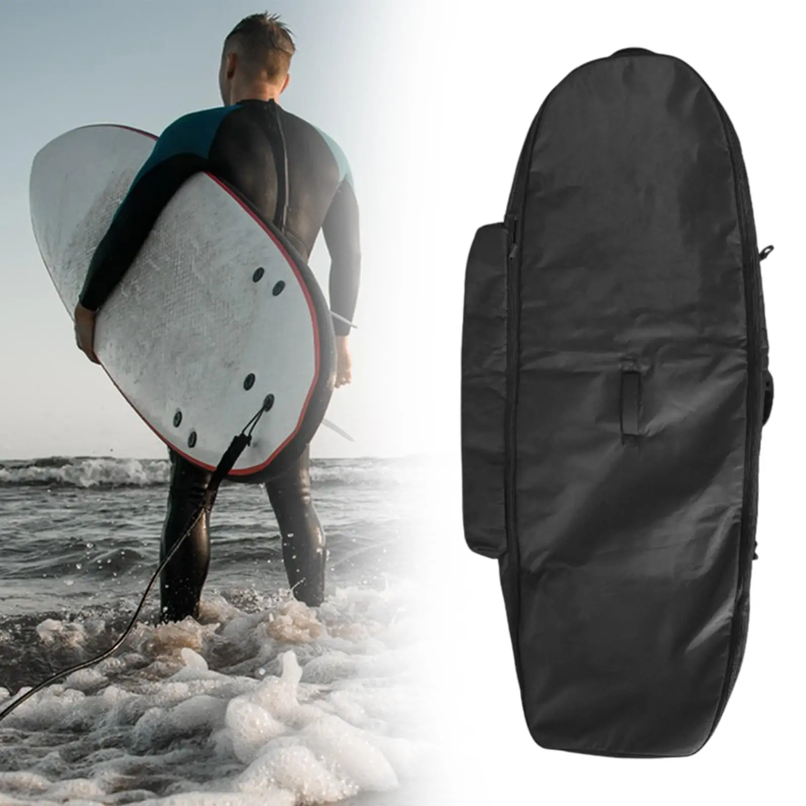 

Surfboard Backpack Surfing Accessory Outdoor Travel for Adults Protection Cover with Zipper Jetboard Bag Surfboard Carrier