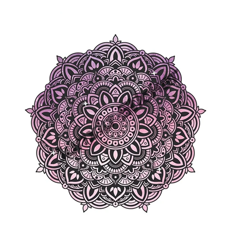 Creative Decal Warm Mandala Vinyl Waterproof Sticker Decal Car Laptop Wall Window Bumper Sticker Car Accessories KK10cm